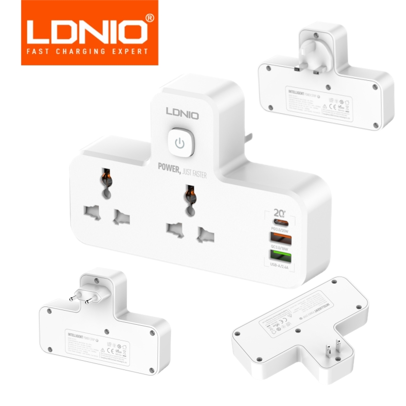 Candle Making Supplies Uk - LDNIO Power Strip Plug 2500W Adaptador