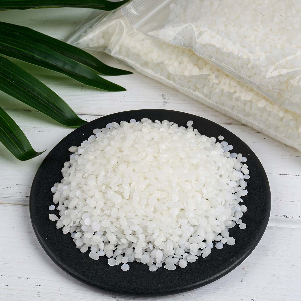 Candle Supplies Beeswax - Saco granular natural puro de cera