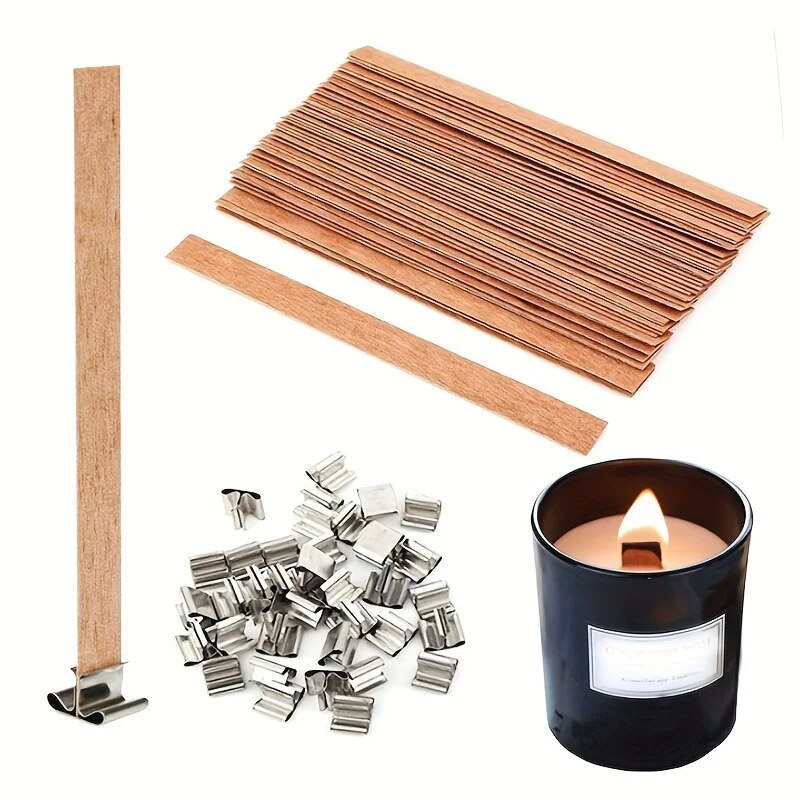 Candle Supplies Beeswax - Pavio de vela de madeira de