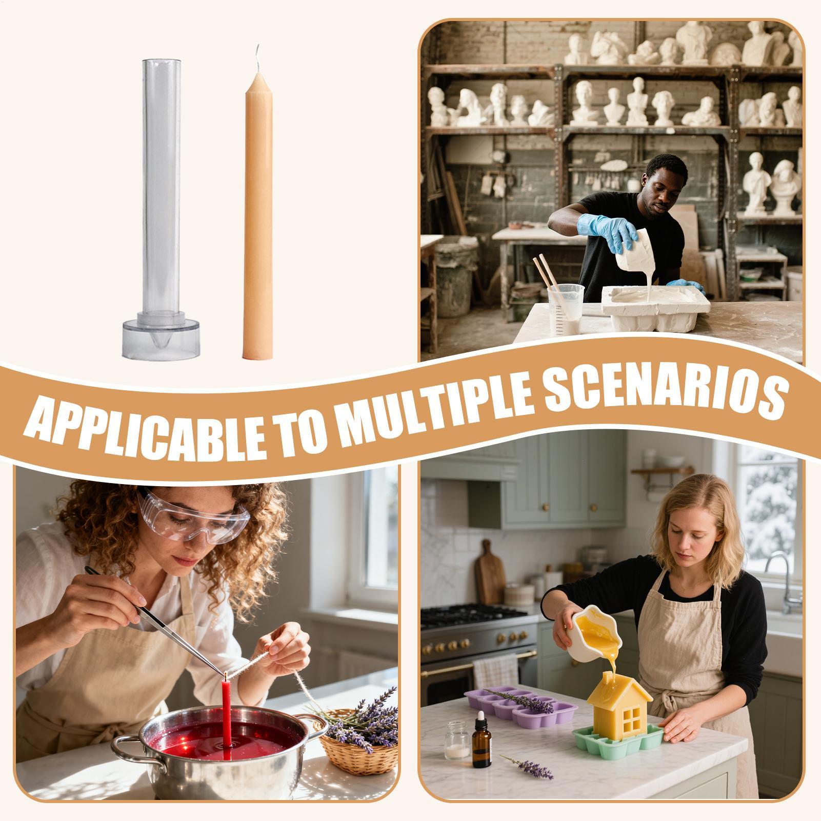 Candle Supplies Beeswax - Molde de vela cônico cera de