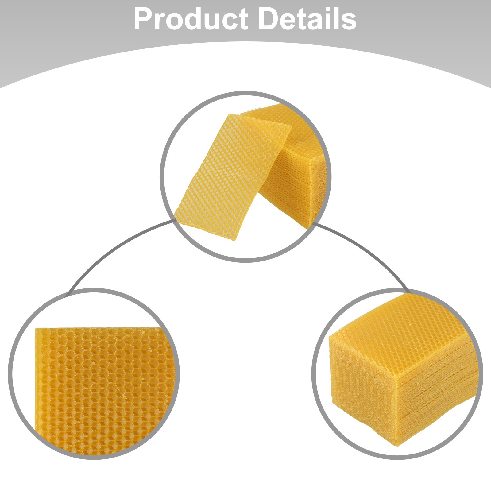 Candle Supplies Beeswax - Folhas de Cera de Abelha para