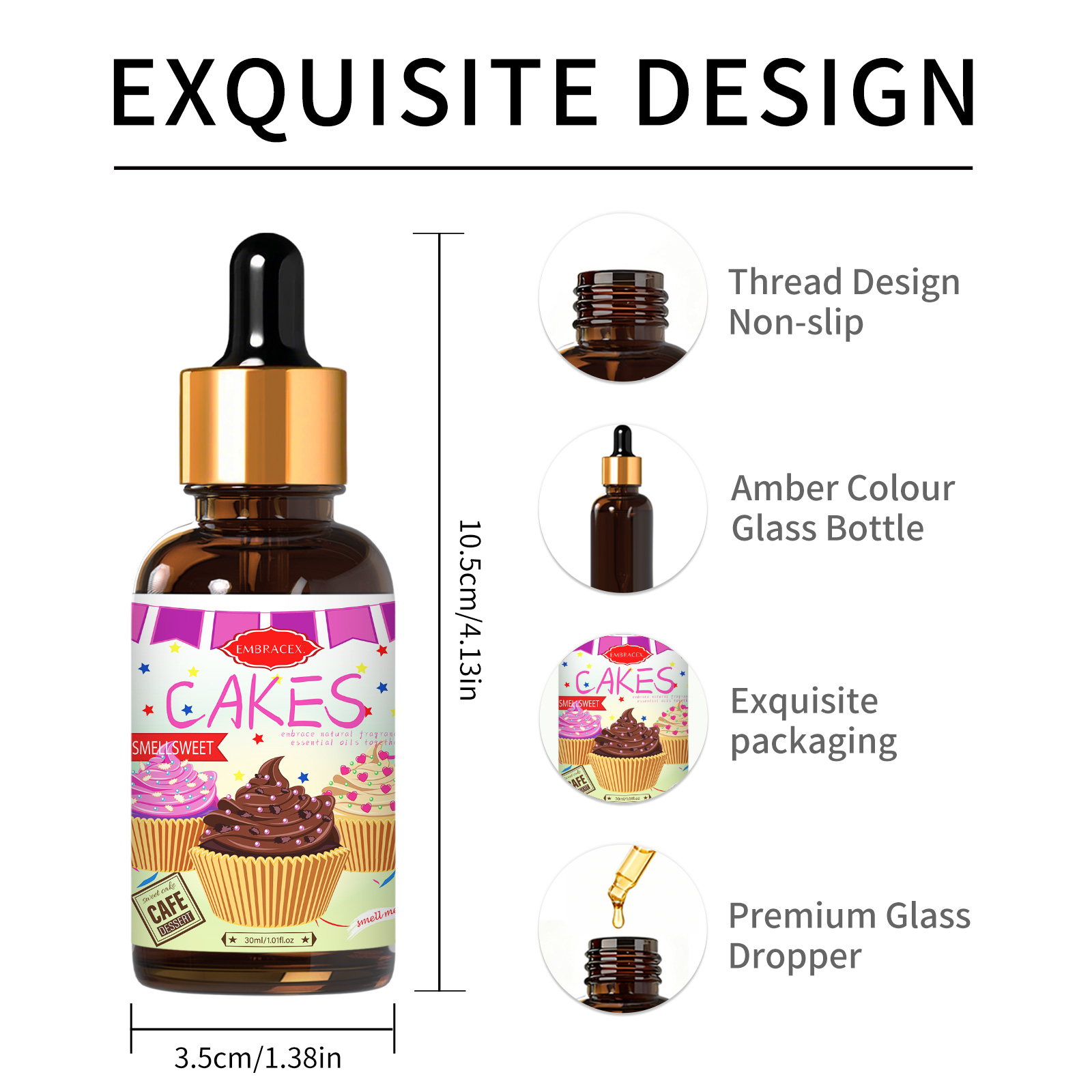 Óleo essencial para bolos, 30m - Candle Making Supplies Fragrance Oils avaliação e preço