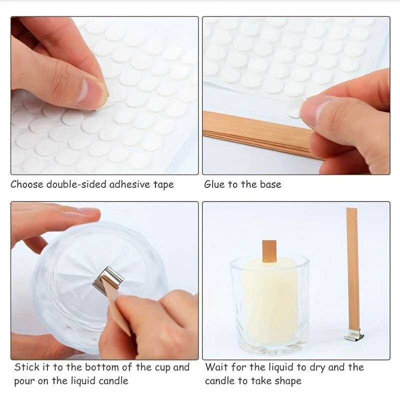 Pavio de vela de madeira de al - Candle Supplies Beeswax avaliação e preço