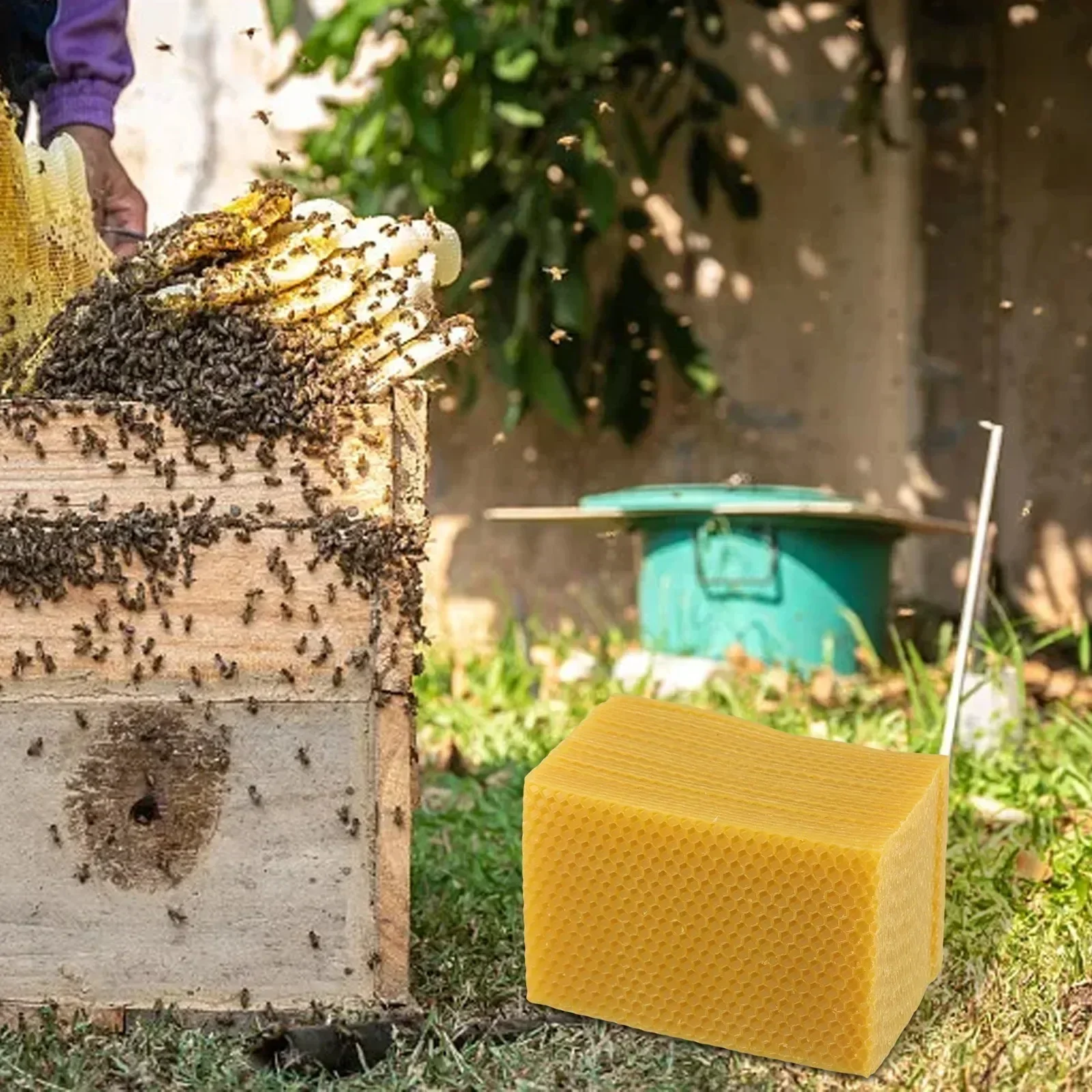 Suprimentos para colmeia, base - Candle Supplies Beeswax avaliação e preço