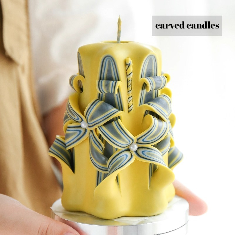 1kg esculpido vela perfumada m - Candle Supplies Beeswax avaliação e preço